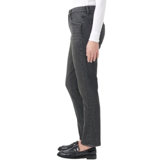 NEW Kirkland Signature High Rise Straight Leg Jeans | Black - Picture 2 of 5